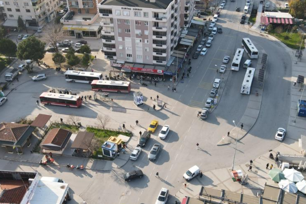 Çiğli Tramvay hattı çalışmaları nedeniyle trafik akışında değişiklik olacak