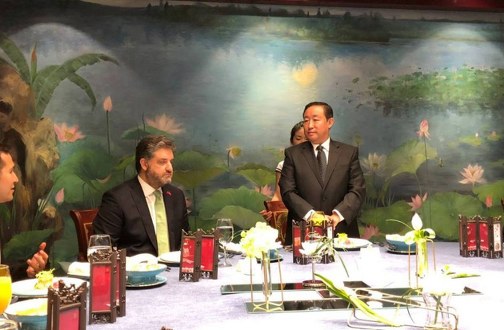 Çin Adalet Bakanından Büyükelçi Önen onuruna akşam yemeği