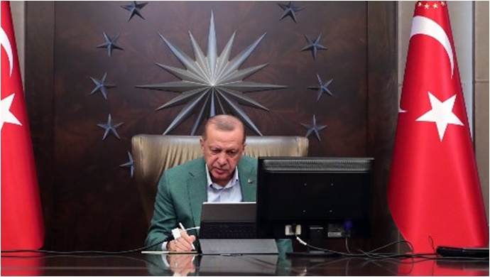 Cumhurbaşkanı Erdoğan, Cezayir Cumhurbaşkanı Tebbun ile görüştü