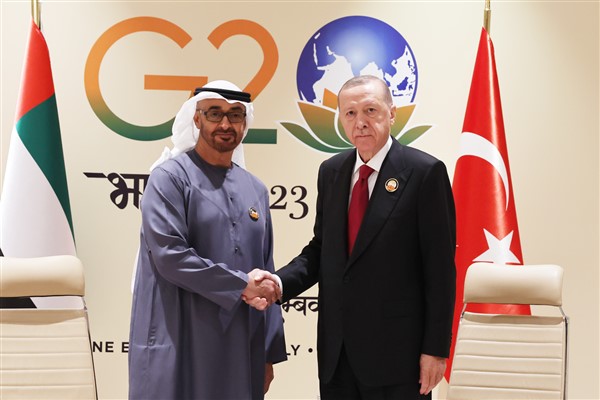 Cumhurbaşkanı Erdoğan, BAE Devlet Başkanı Al Nahyan ile görüştü