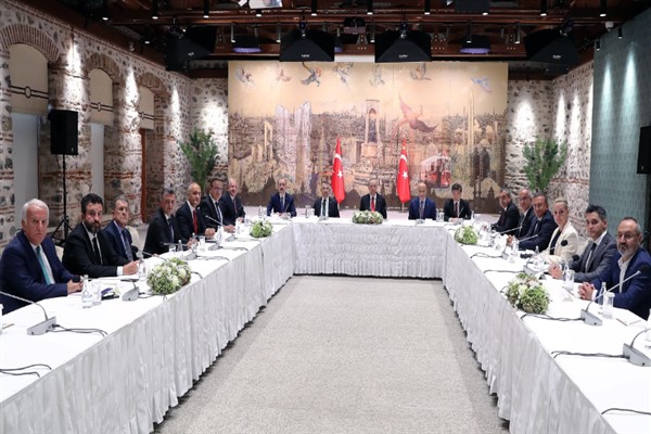 Cumhurbaşkanı Erdoğan, TİM Başkanı Gültepe ve yönetim kurulu üyelerini kabul etti