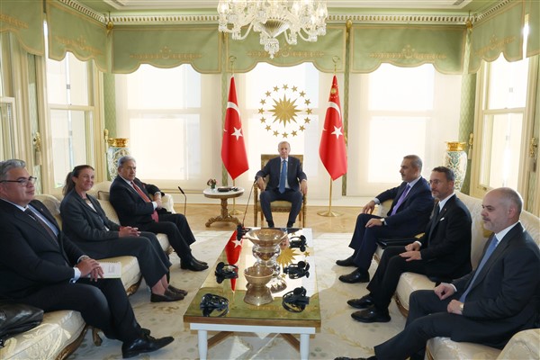 Cumhurbaşkanı Erdoğan, Yeni Zelanda Başbakan Yardımcısı Peters’ı kabul etti 