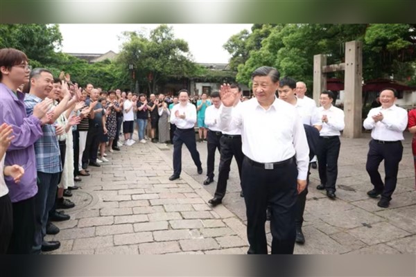 Cumhurbaşkanı Xi Jinping Suzhou'da