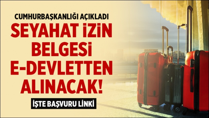Cumhurbaşkanlığı: Seyahat belgesi başvuruları E-devlet Üzerinden alınabilir