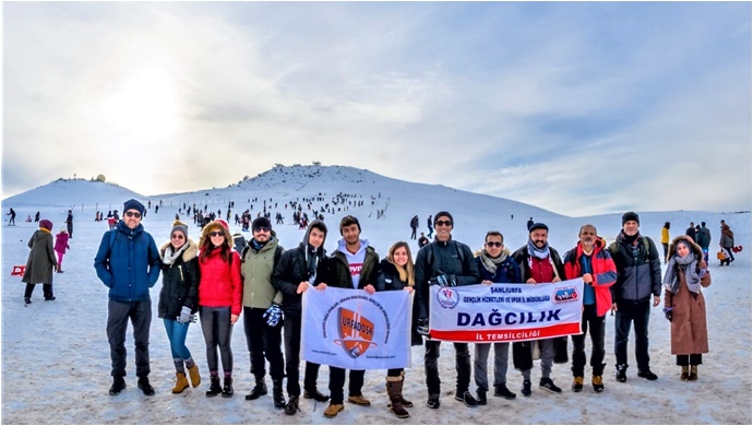 Dağcılar ve Doğaseverler Karacadağ’da 