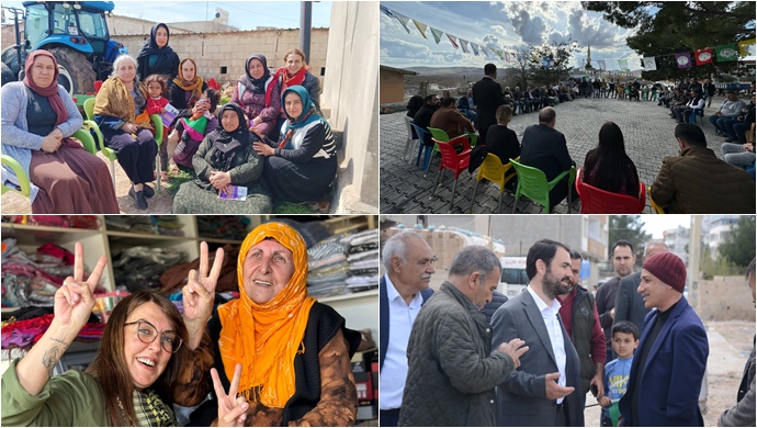 DEM Parti Urfa’da alanları bırakmıyor 
