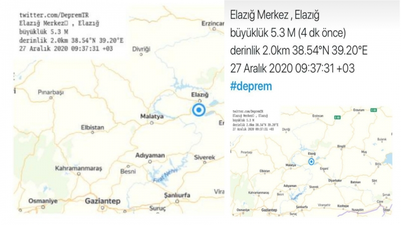 Deprem Şanlıurfa’da da hissedildi