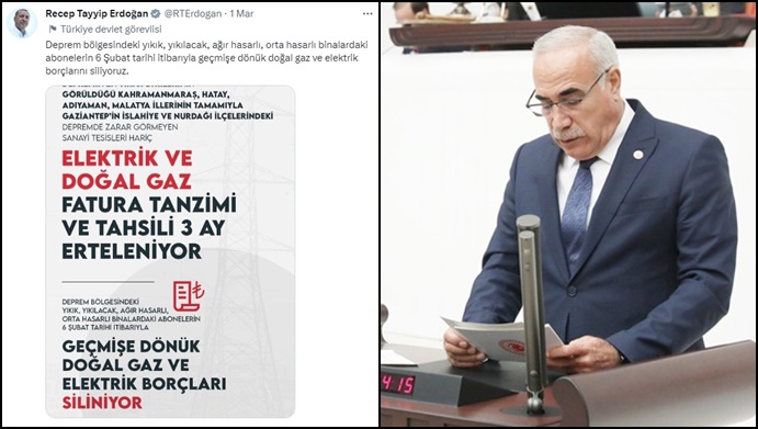 Deprem Sonrası Faturalar Gündemde