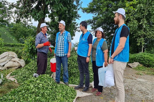 DEVA partililerden çay tarlası ziyareti