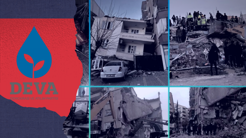 DEVA Partisi afet bölgesinde