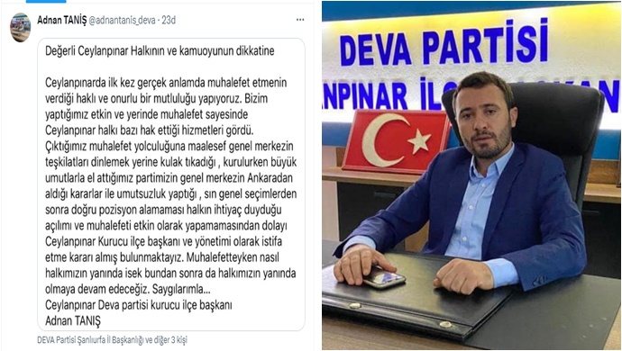 DEVA Partisinden Bir İstifa Daha! 
