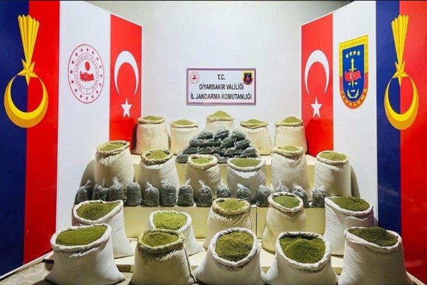 Diyarbakır'da 542 kilogram uyuşturucu ele geçirildi