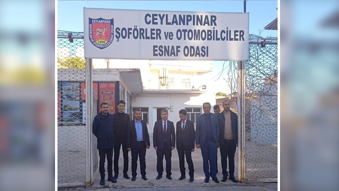 Doktor Gök’ten Ceylanpınar şoförler Odasına ziyaret