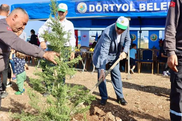 Dörtyol'da fidan dikimi gerçekleştirildi