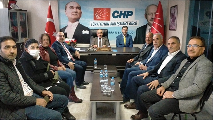 DP’den CHP Şanlıurfa İl Başkanlığına Ziyaret-(VİDEO)
