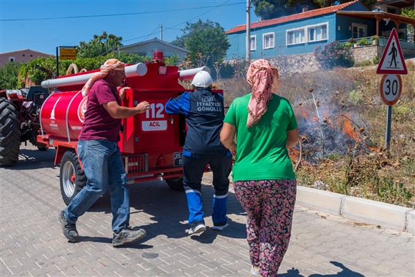 Duman çifti yangınlara birlikte müdahale ediyor