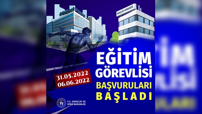 Eğitim görevlisi başvurulurı başladı