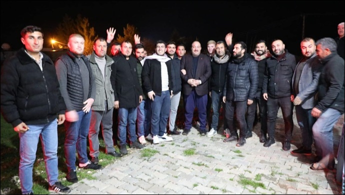 Ekinci, seçim çalışmalarına hız kesmeden devam ediyor