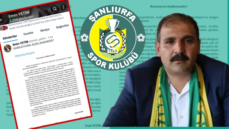 Emin Yetim, Şanlıurfaspor Başkanlığına Aday Olacak mı?