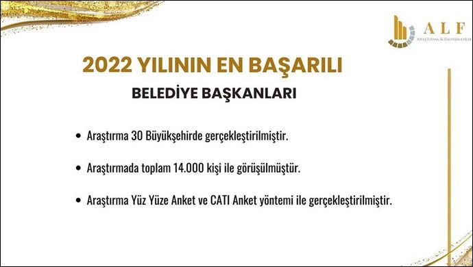 'En başarılı belediye başkanları anketi': İlk 5'te Urfa yok