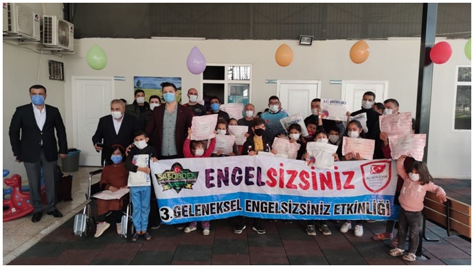 Engelliler Günü’nde engelsiz çocuklar unutulmadı-(VİDEO)