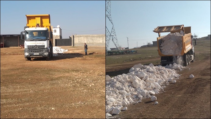 Eski Kalede Stabilize Yol Çalışması