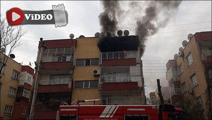 Eski Oto Galericiler Sitesi’nde yangın!