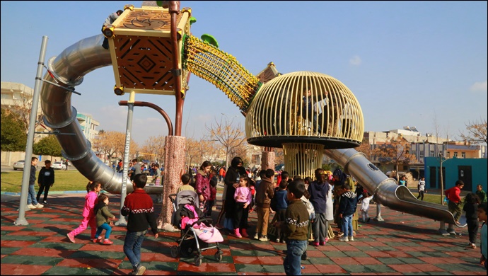Eyyübiye Belediyesinden Bir İlk Daha Temalı Oyun Grupları-(VİDEO)
