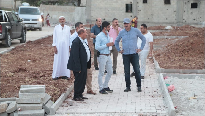 Eyyubiye Belediyesinden Osmanlı Mahallesi'ne yeni Park Yapımı-(VİDEO)