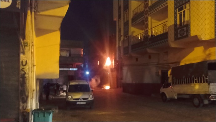 Eyyubiye 'de DEDAŞ'ın eski trafosu bomba gibi patladı