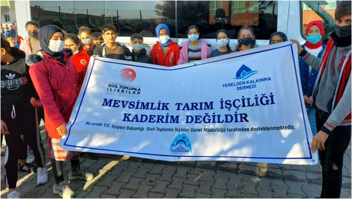 Eyyübiye’de ‘Mevsimlik Tarım İşçiliği Kaderim Değildir’ Projesi Hız Kesmeden Devam Ediyor