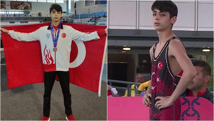 Eyyübiyeli Güreşçi Türkiye'nin Gururu Oldu-(VİDEO)
