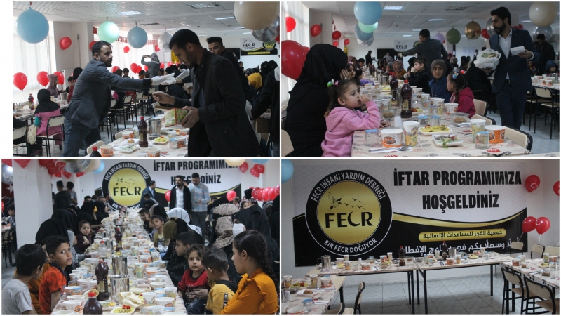 FECR-DER 700 Yetim ve Öksüz Aile’ye İftar Yemeği İkram Etti