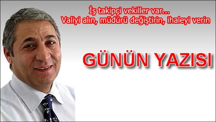 Gazeteci Yaşar ÖZAY yazdı ;Urfa Vekilleri, Hiçbir talepleri olmaz.Projeleri de yoktur