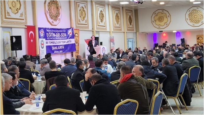 Genel Başkan Ali Yalçın, Şanlıurfa'da İşyeri temsilcileri ile bir araya geldi