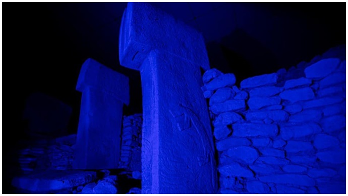 Göbeklitepe’yi hiç böyle görmediniz? Özel olarak ışıklandırıldı