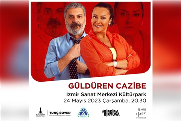 Güldüren Cazibe “Bir Kira Bir Yuva” için sahnede