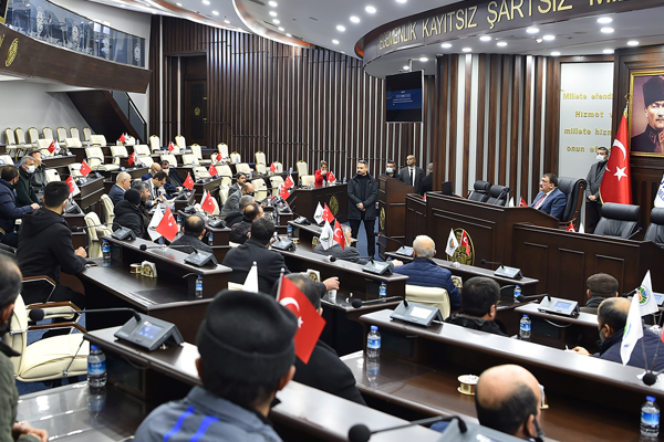 Gürkan, eski Malatya sanayi esnafıyla bir araya geldi