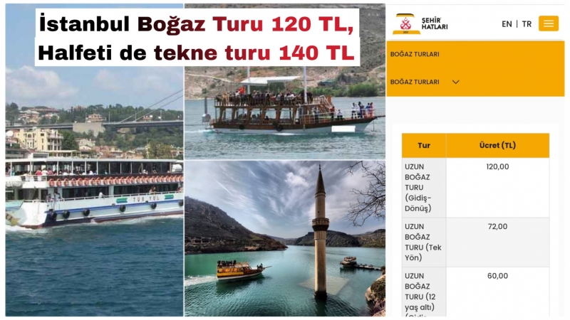 Halfeti'deki Tekne Turu Ücretlerine Tepki! İstanbul Boğazı'ndan Pahalı
