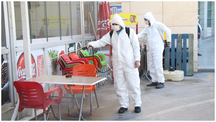 Haliliye Belediyesi, Pandemi Tedbirlerinde Hastaneleri Unutmadı-(VİDEO)