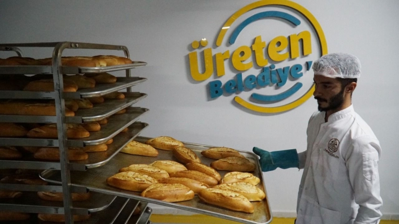 Haliliye Belediyesi ekmek üretim tesisi kurdu-(VİDEO)