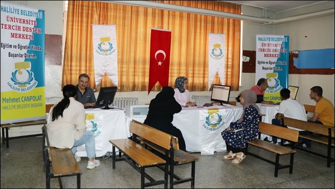 Haliliye Belediyesi tercih destek merkezi hizmette