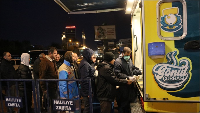 Haliliye Belediyesi’nin Gönülleri Isıtan Çorba İkramı Başladı-(VİDEO)