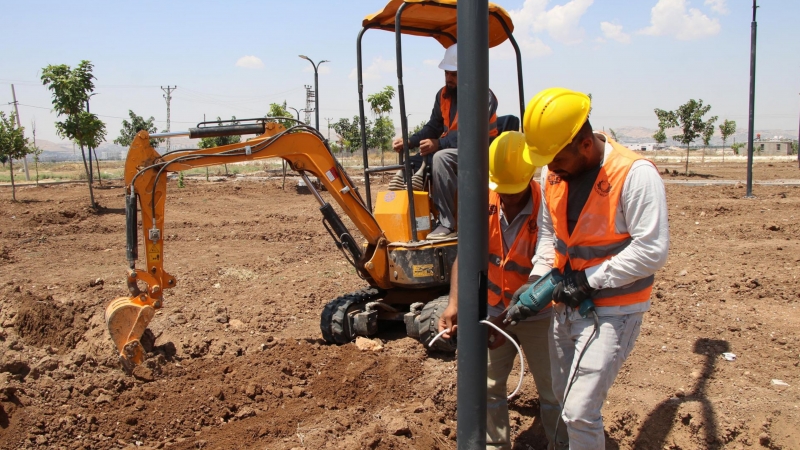 Haliliye Belediyesinden Yeni Park Çalışması-(VİDEO)