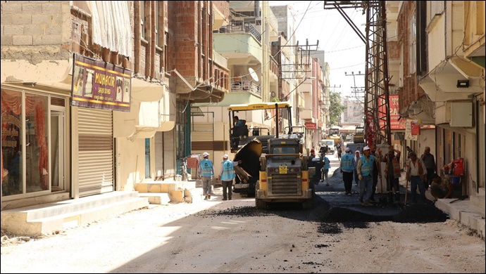 Haliliye Belediyesinden Devteyşti'nde Asfalt Çalışmaları
