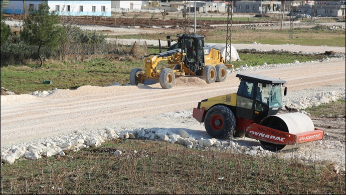 Haliliye Belediyesinden 10 Noktada Yol Yapım Çalışması-(VİDEO)