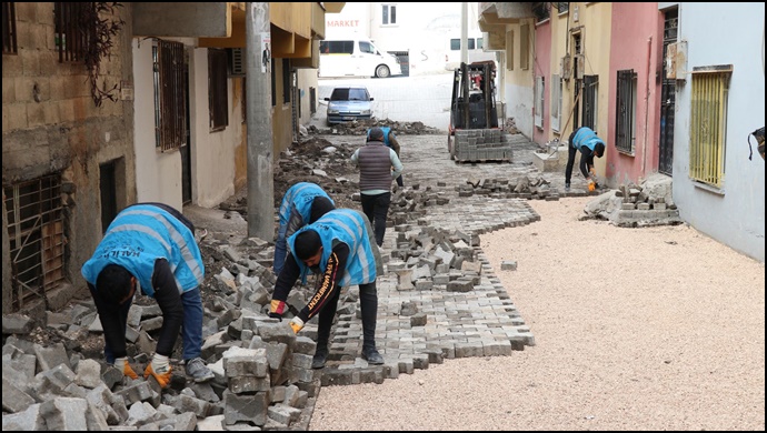 Haliliye 'de üstyapı için tüm ekipler sahada-(VİDEO)