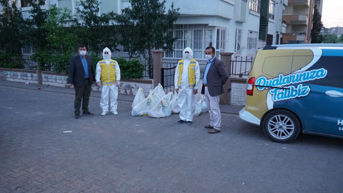 Haliliye, İhtiyaçlarını Tek Tek Evlerine Teslim Etti-(VİDEO)  