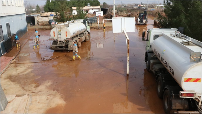 Haliliye Kırsalında Üstyapı Çalışmaları Sürüyor