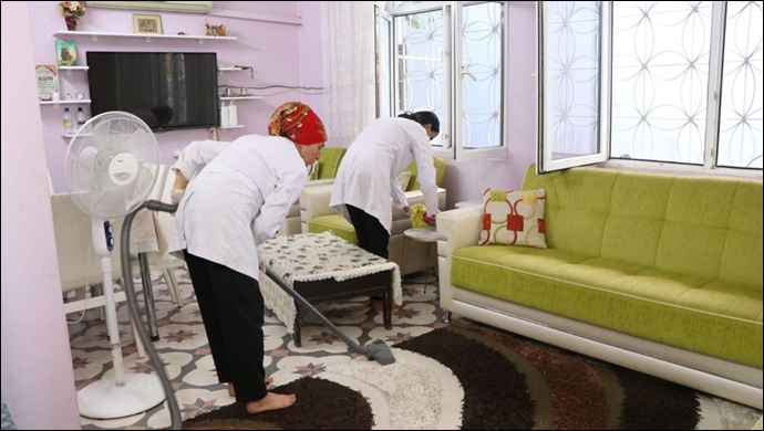 Haliliye'de Bayram Öncesi Evde Bakım Hizmeti İle Yüzler Gülüyor-(VİDEO)